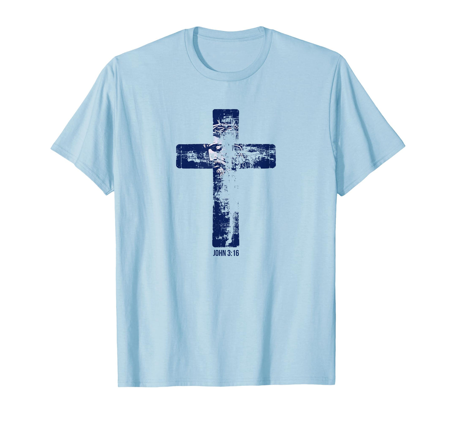 Graphics of Cross, Jesus Christ, Thorn Crown, John 3:16 T-Shirt