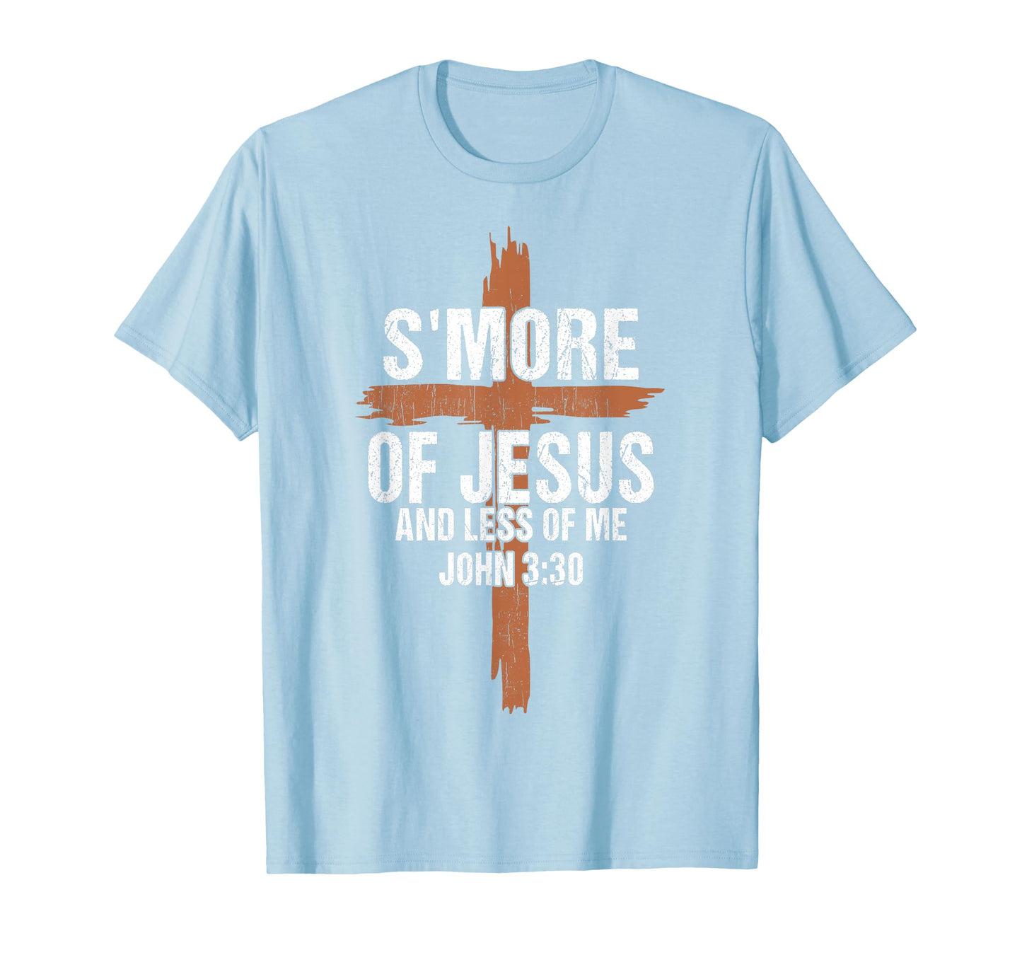 Women S'more Of Jesus And Less Of Me Funny Camping Christian T-Shirt