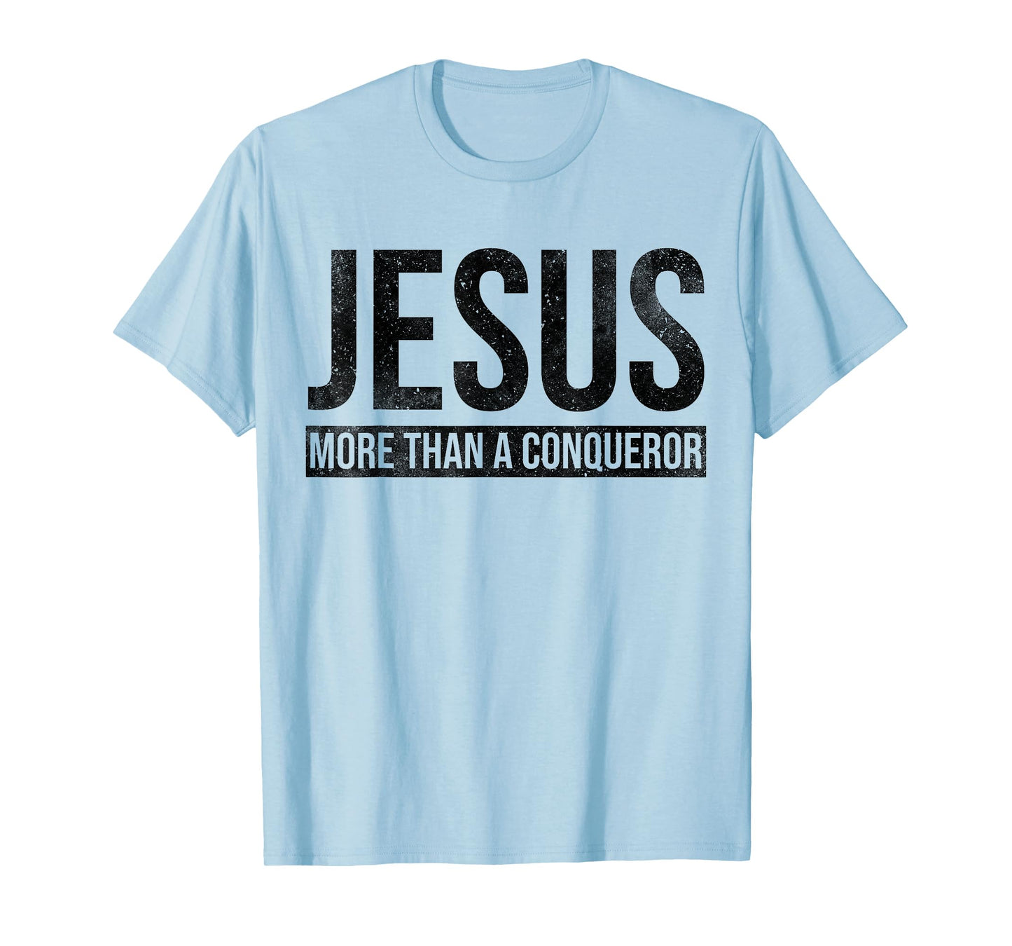 Jesus More Than A Conqueror American Flag Design T-Shirt