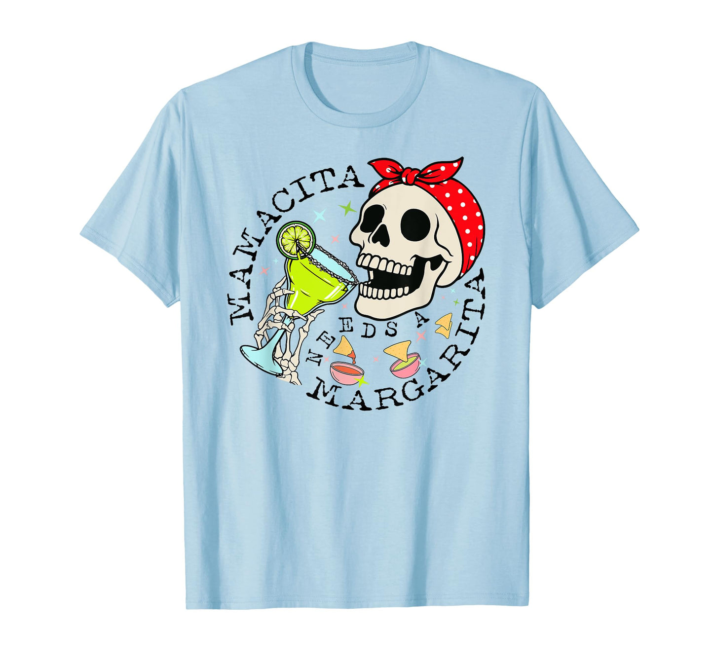 Mama Cita Mamacita Needs A Margarita Funny Mothers Day T-Shirt