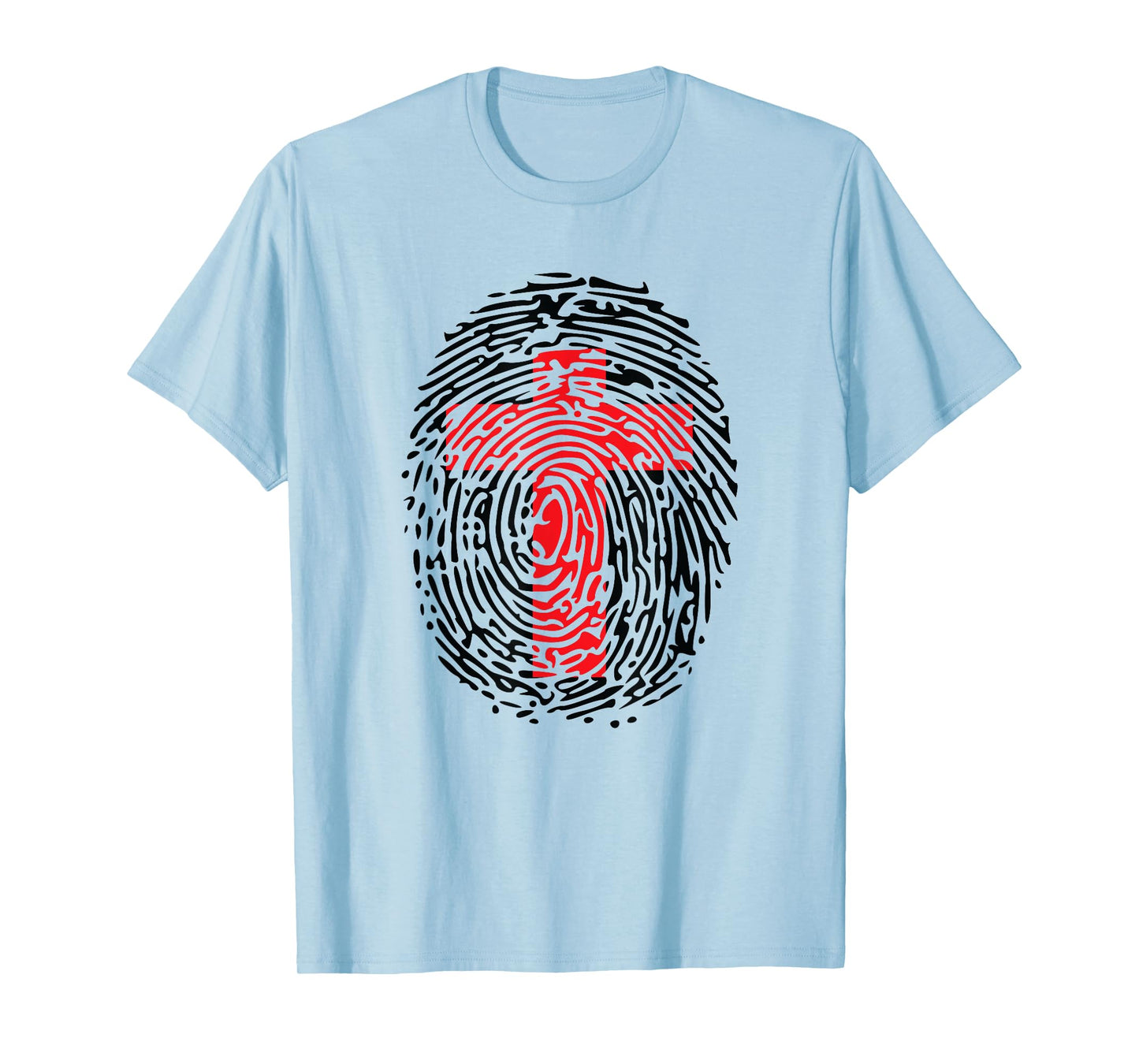 Christian Cross Fingerprint of Christ T-Shirt
