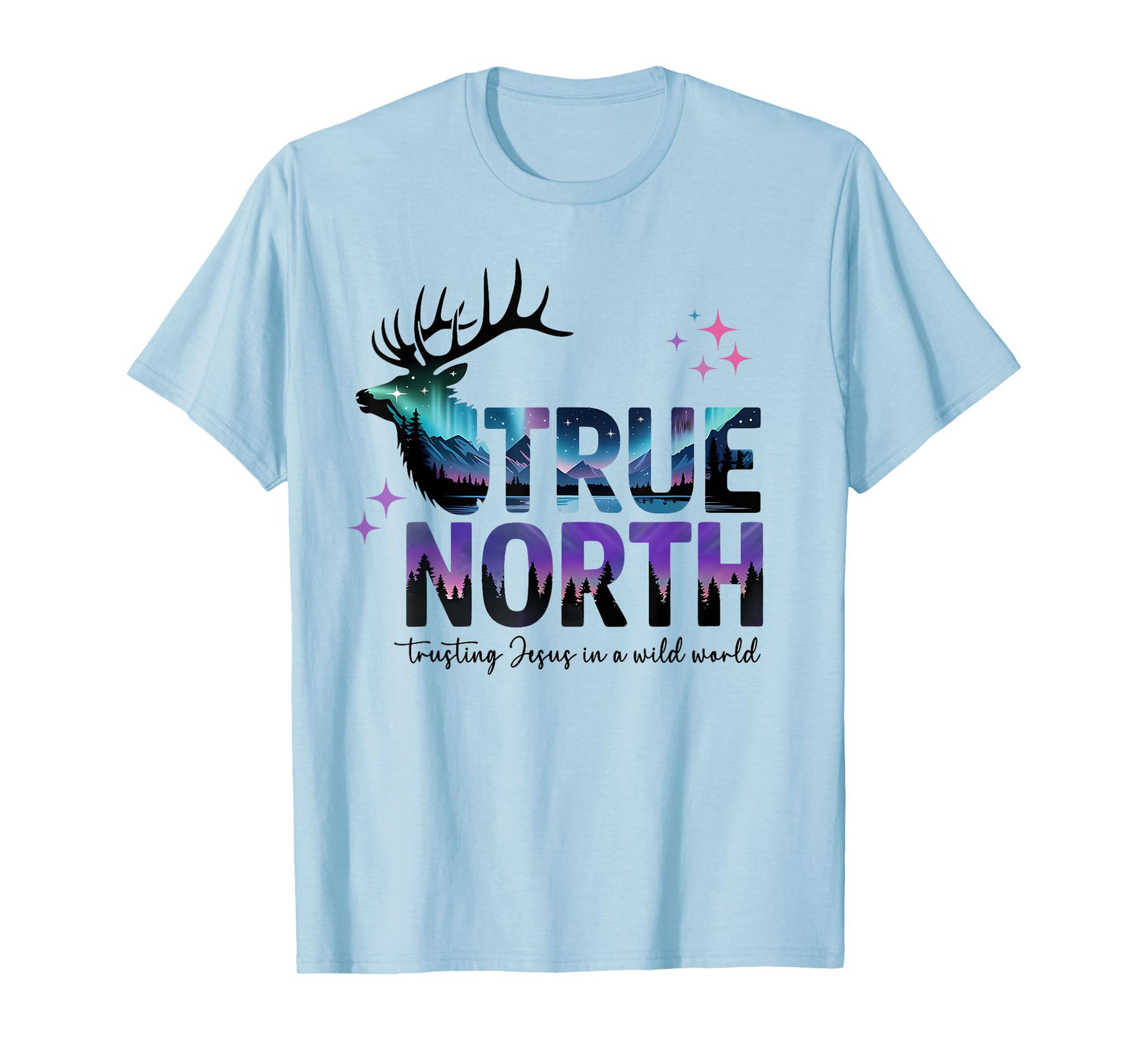 True North Trusting Jesus In A Wild World Magnified VBS 2025 T-Shirt
