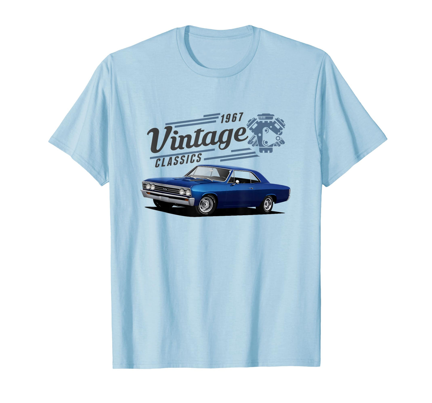 1967 67 Chevelle SS Trending Chevys Vintage Muscle Car T-Shirt