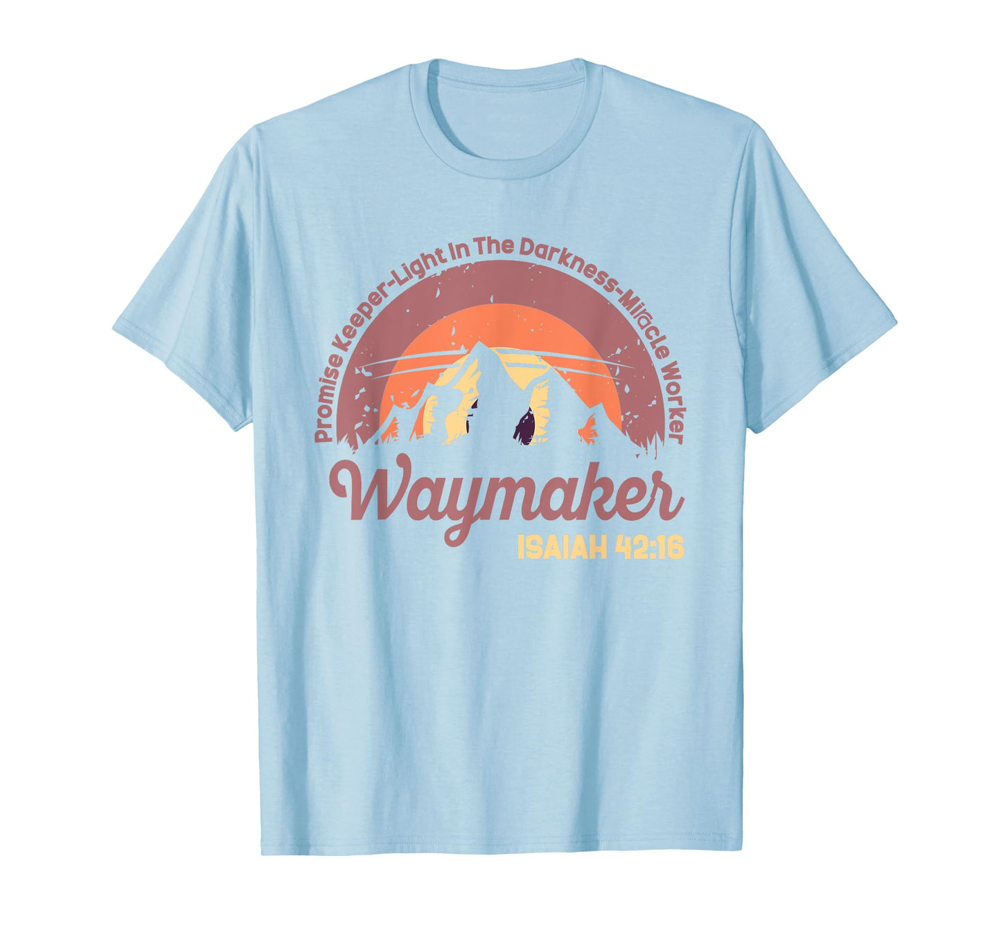 Waymaker Vintage Promise Keeper Miracle Worker Christian T-Shirt
