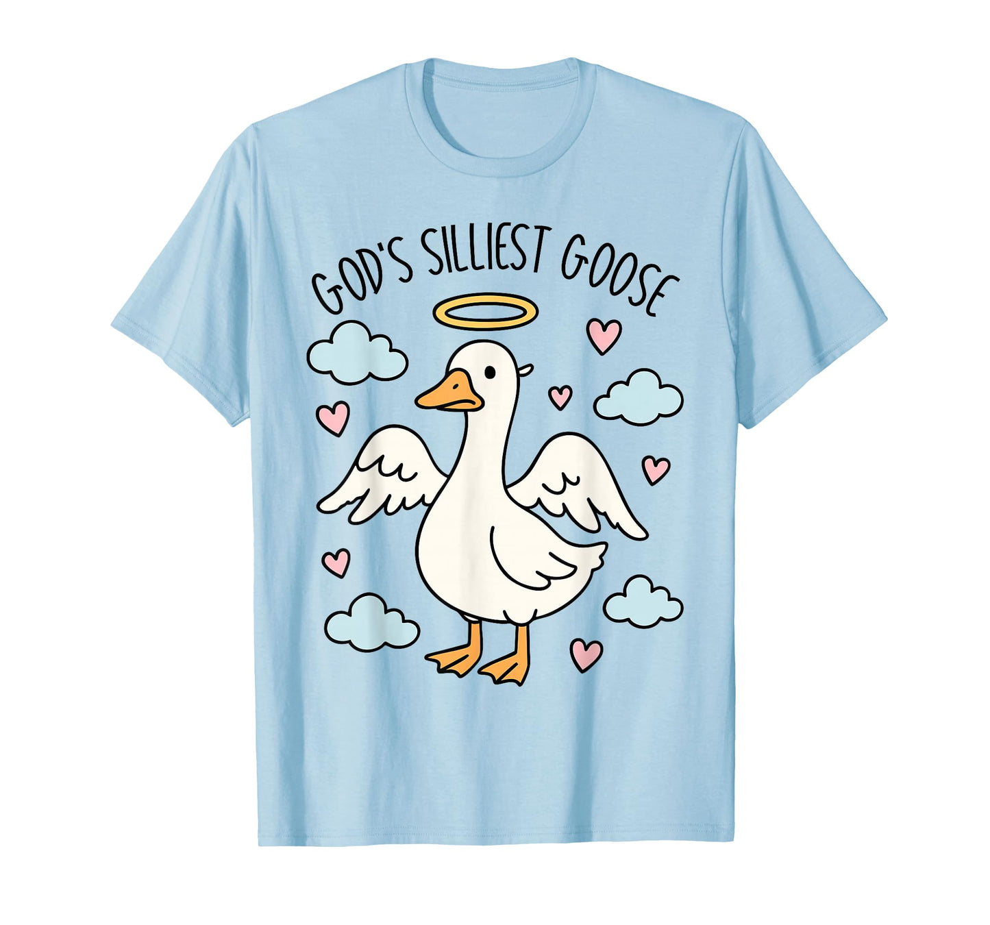 Funny Christian Silly Goose On The Loose God's Siliest Goose T-Shirt