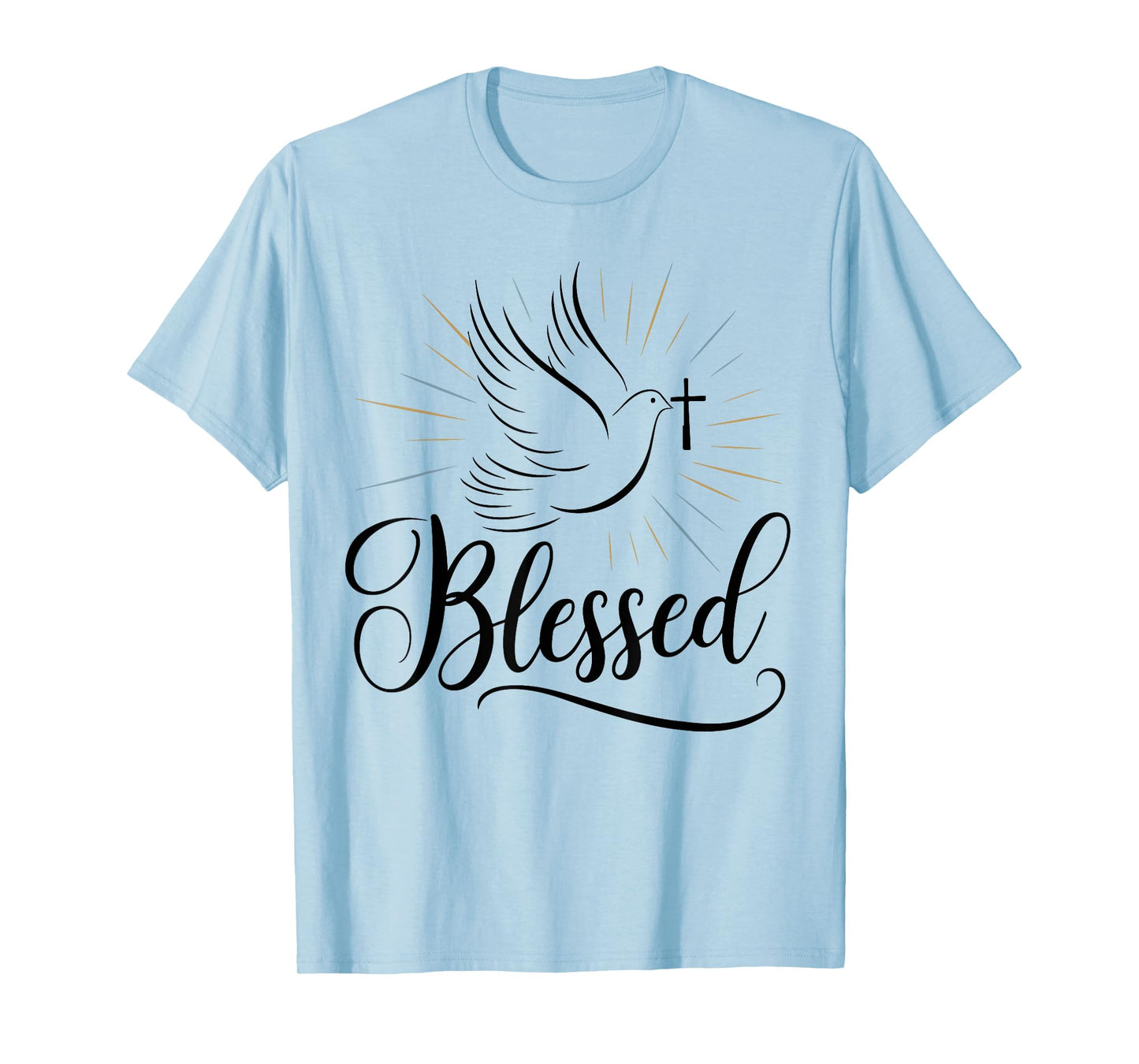 Blessed Christian Dove Jesus Teen Girl Toddler God Mother T-Shirt