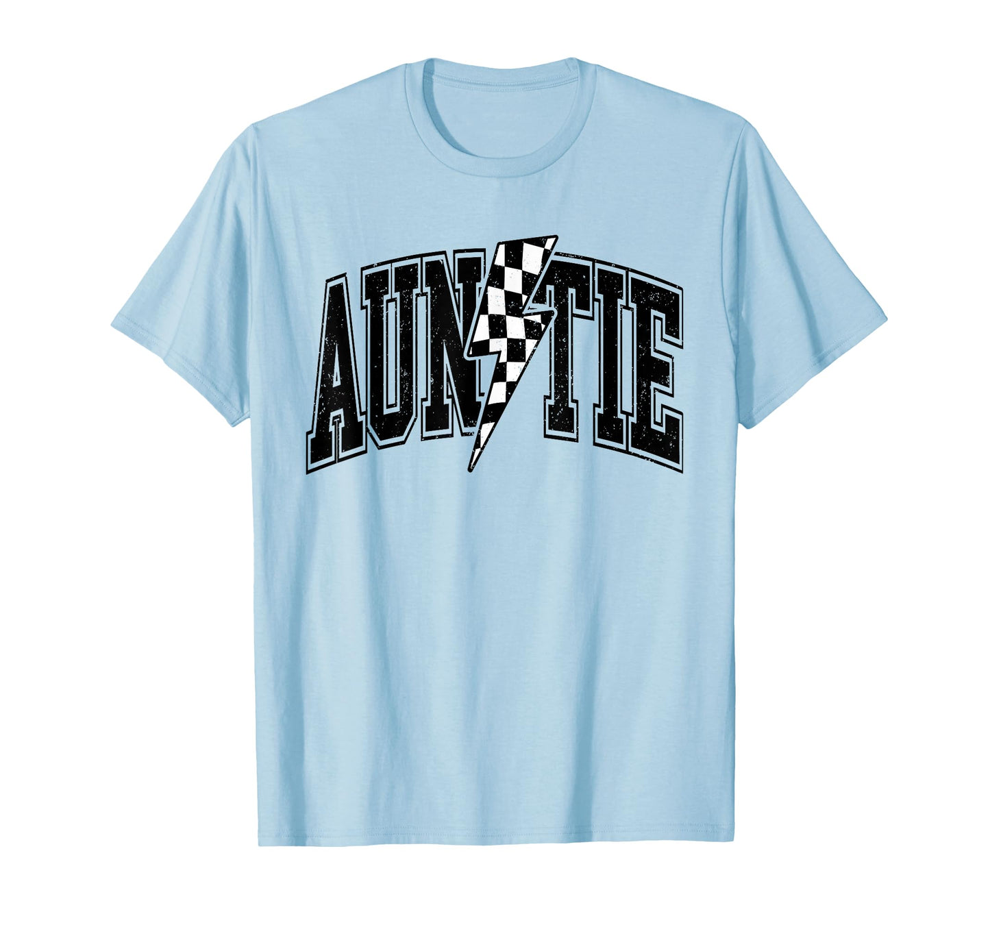 Auntie Racing Car Family Matching Birthday Party Funny Aunt T-Shirt