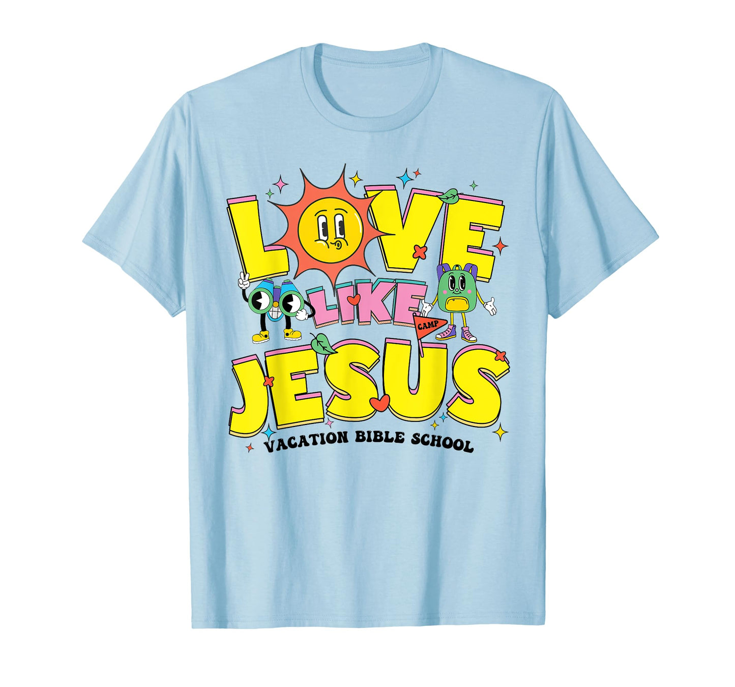 Groovy Love Like Jesus Vacation Bible School VBS Live It T-Shirt