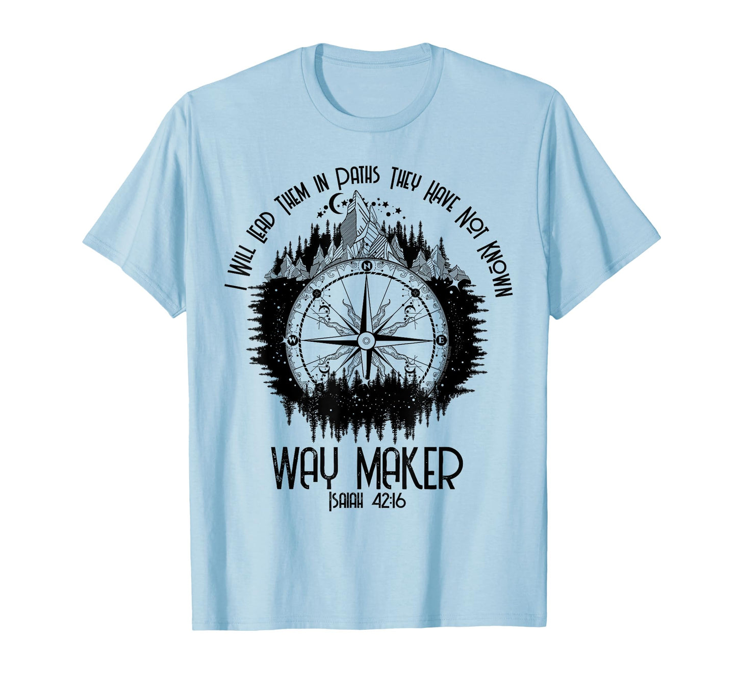 Spiritual Way Maker Bible Verse Christian Faith Way Maker T-Shirt