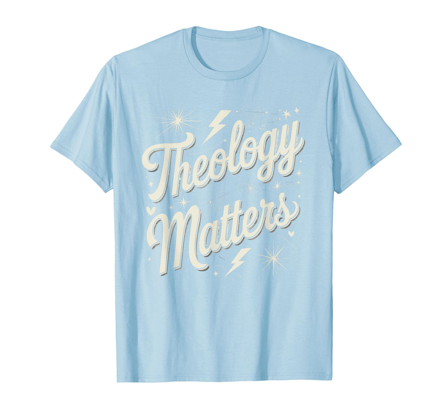 Theology Matters Minimalist Design T-Shirt