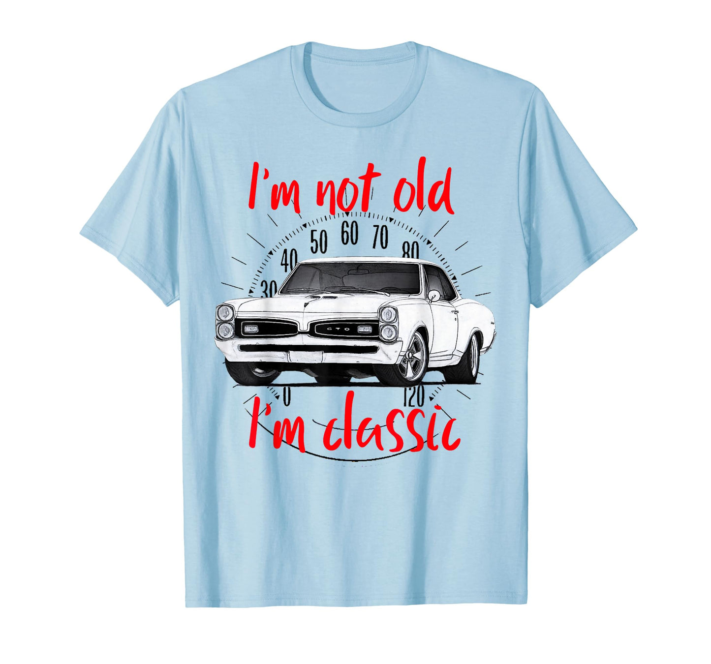 1967 67 GTO Classic Car Old School Muscle Car T-Shirt