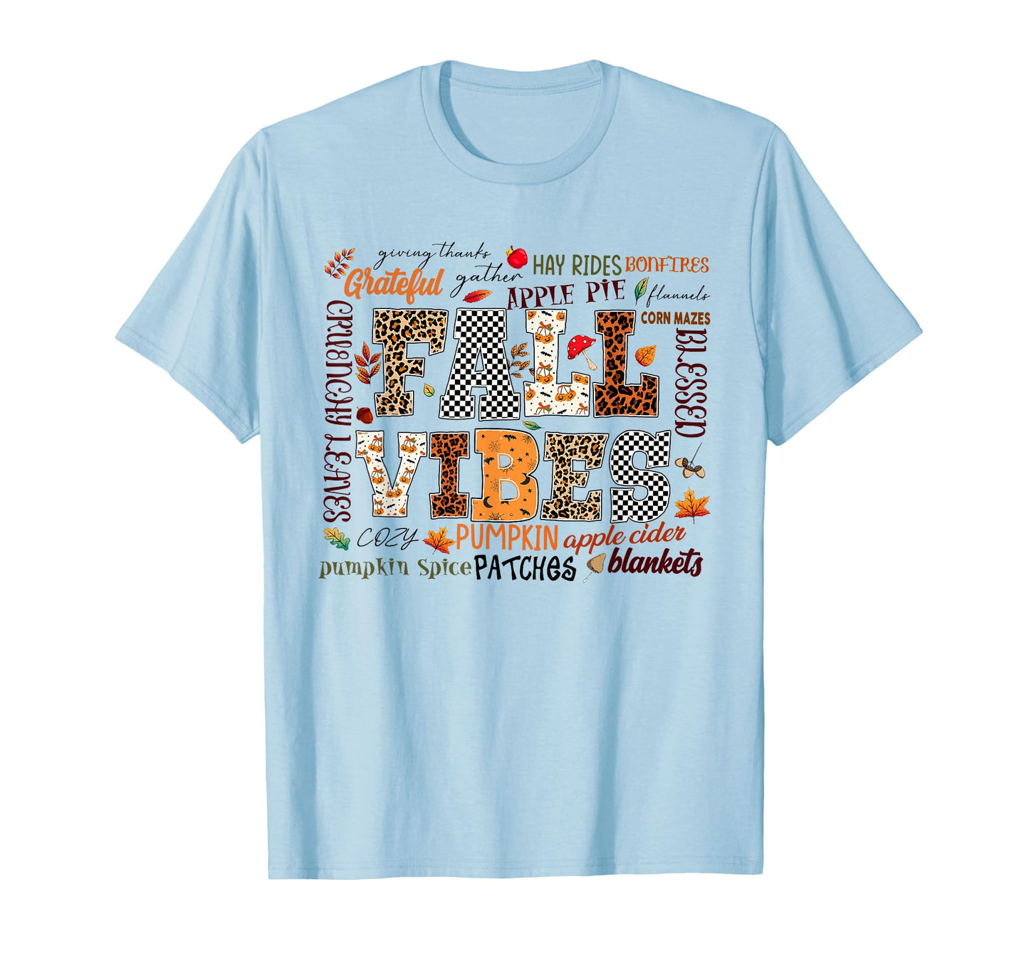 Fall Vibes Autumn Fall Country Life Women Girls T-Shirt