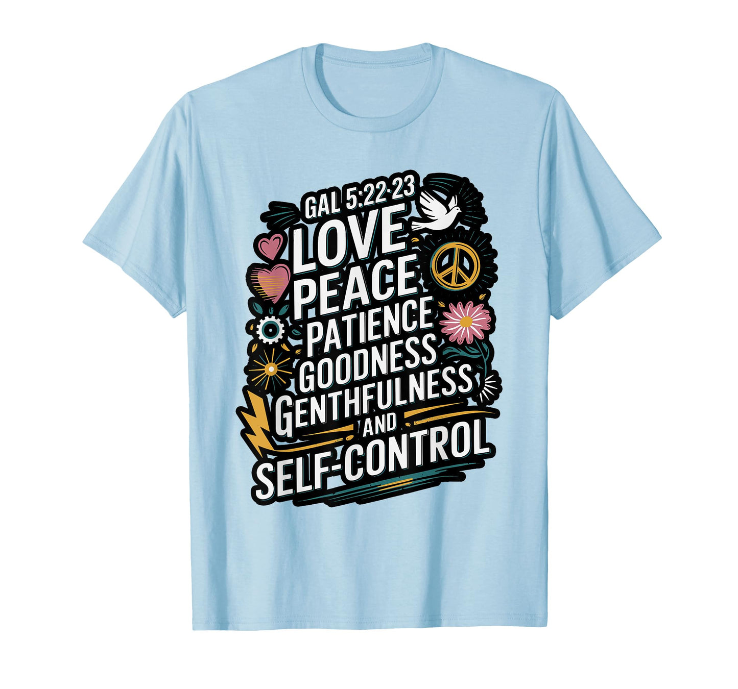 Awesome Galatians Fruit Of The Spirit Religious Verses T-Shirt