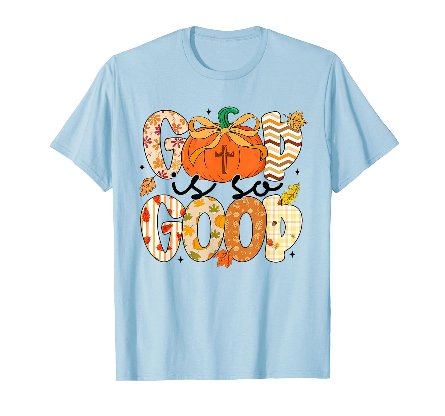 God Is So Good Jesus Fall Christian Autumn Fall Pumpkin T-Shirt