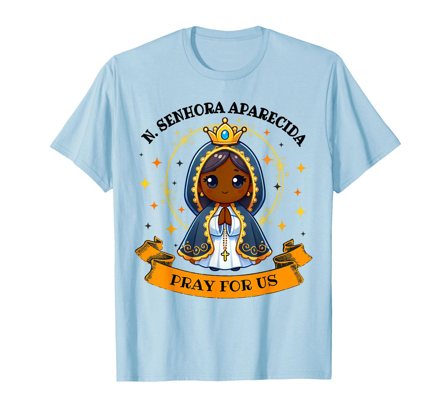 Nossa Senhora Aparecida Brasil Catholic Christians for Kids T-Shirt