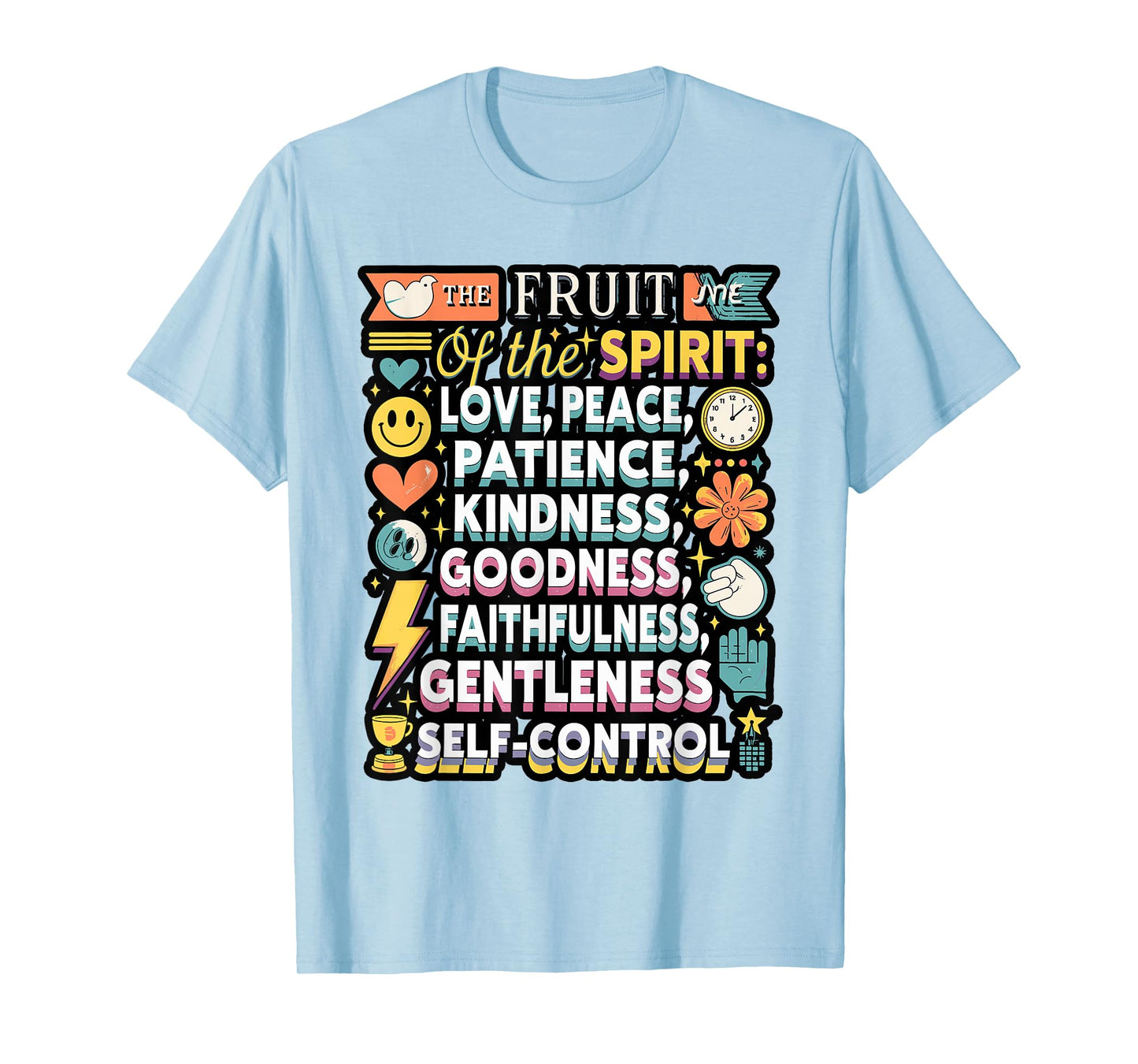 Awesome Galatians Fruit of The Spirit Religious Verses T-Shirt