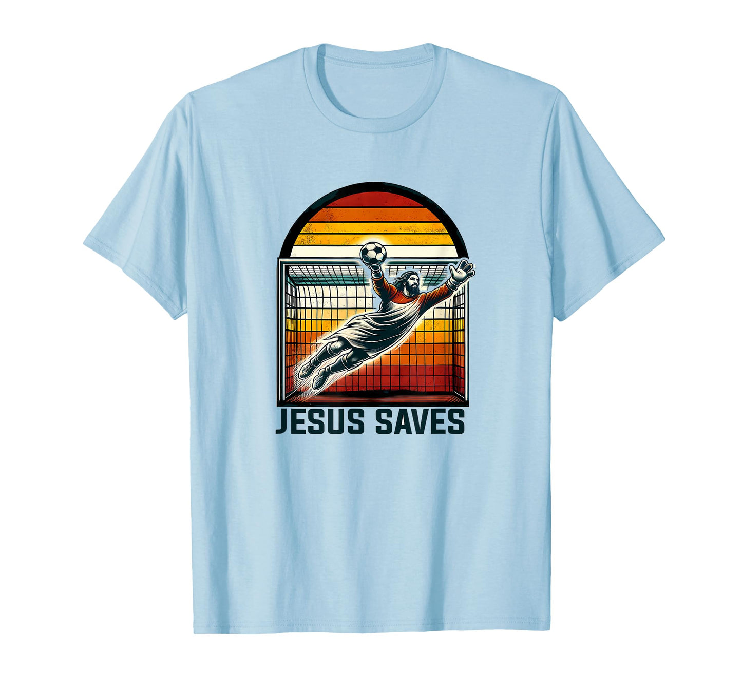 Jesus Saves Funny Football T-Shirt