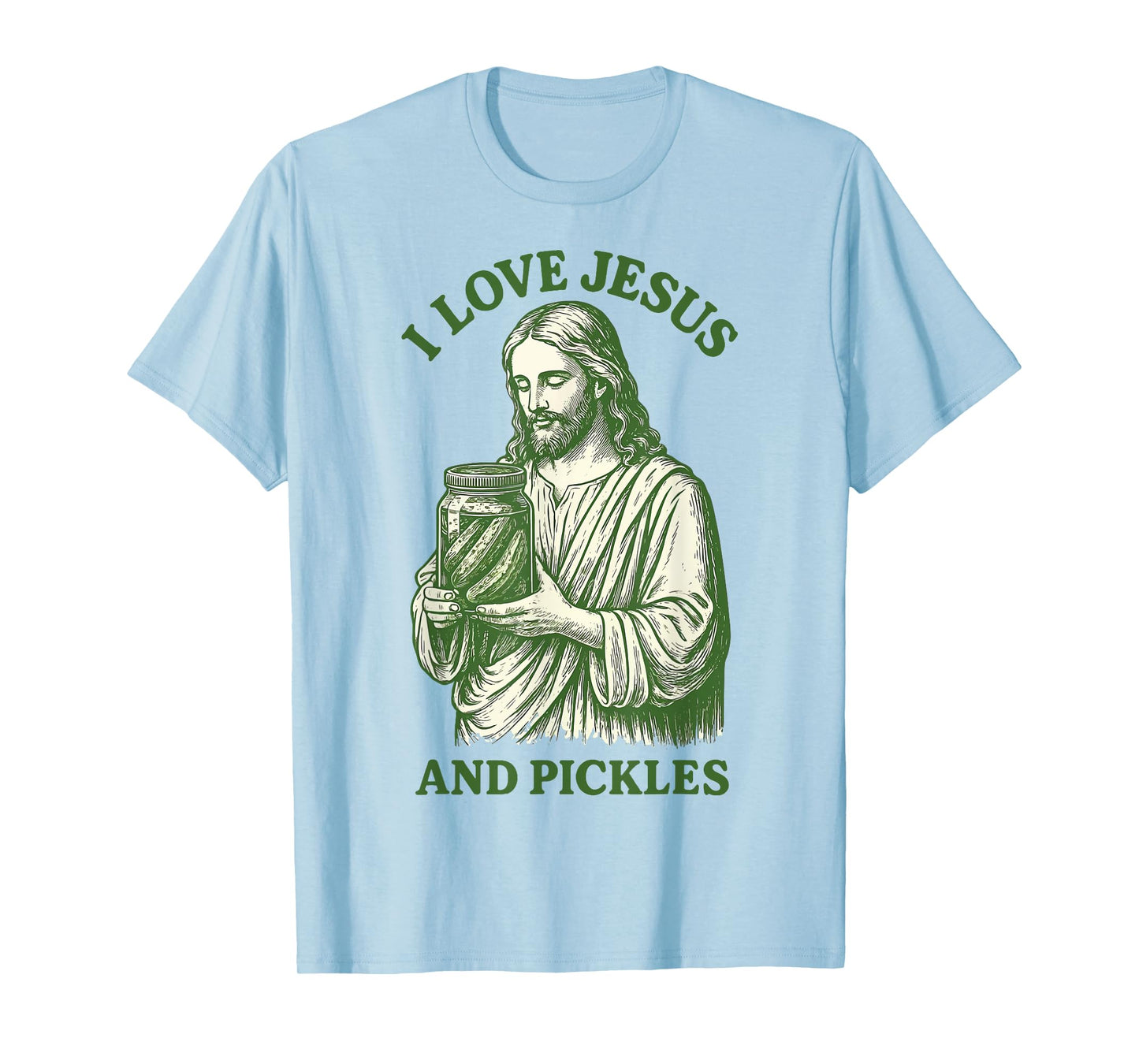 I Love Jesus And Pickles T-Shirt