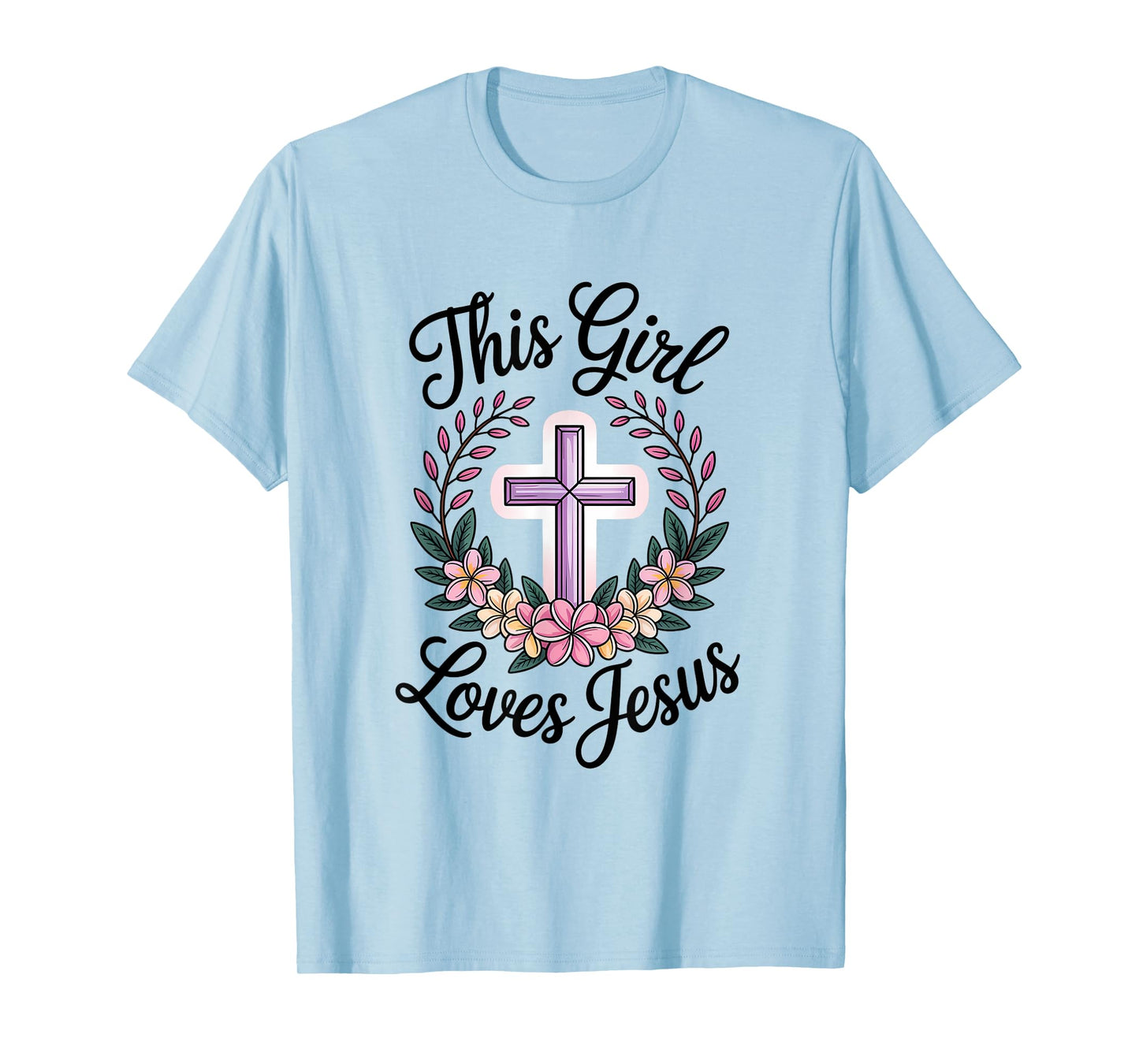 This Girl Loves Jesus Christian Girl Jesus T-Shirt