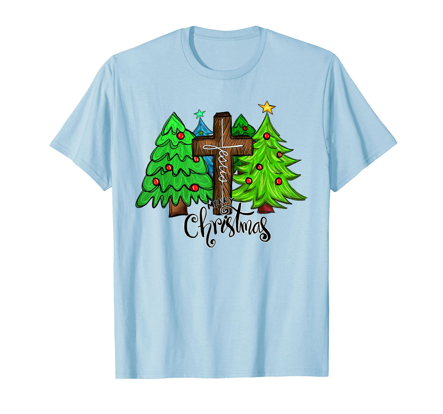 Christian Christmas Jesus Christ Religious Men Women Kids T-Shirt