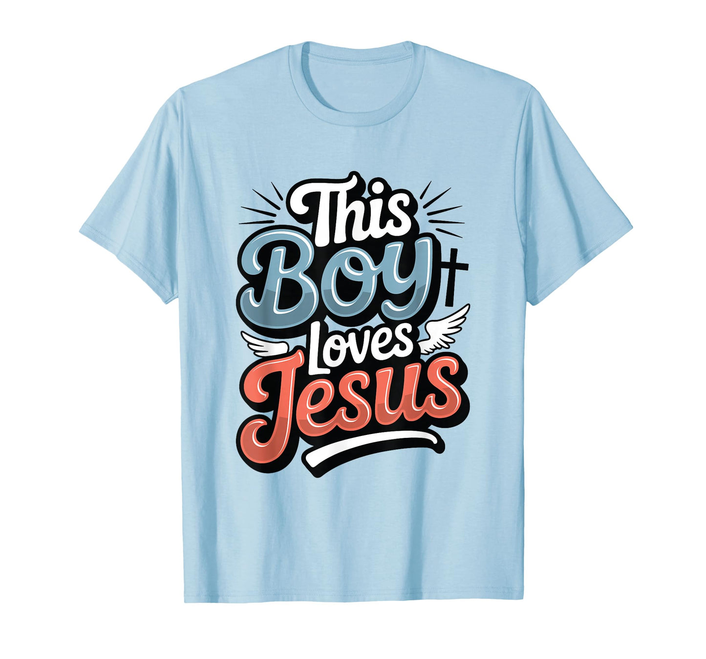 Christian Faith Apparel This Boy Loves Jesus T-Shirt