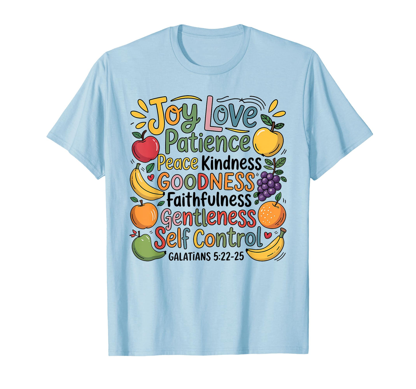 Awesome Galatians Fruit Of The Spirit Religious Verses T-Shirt
