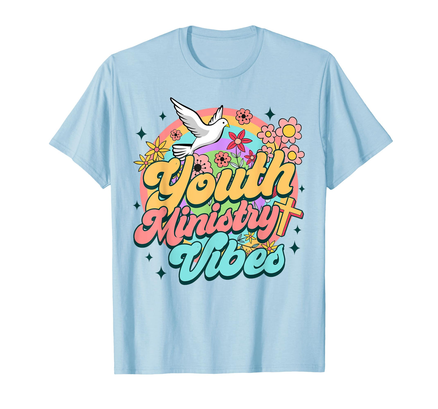 Christian Faith Religious Youth Pastor Youth Ministry Vibes T-Shirt
