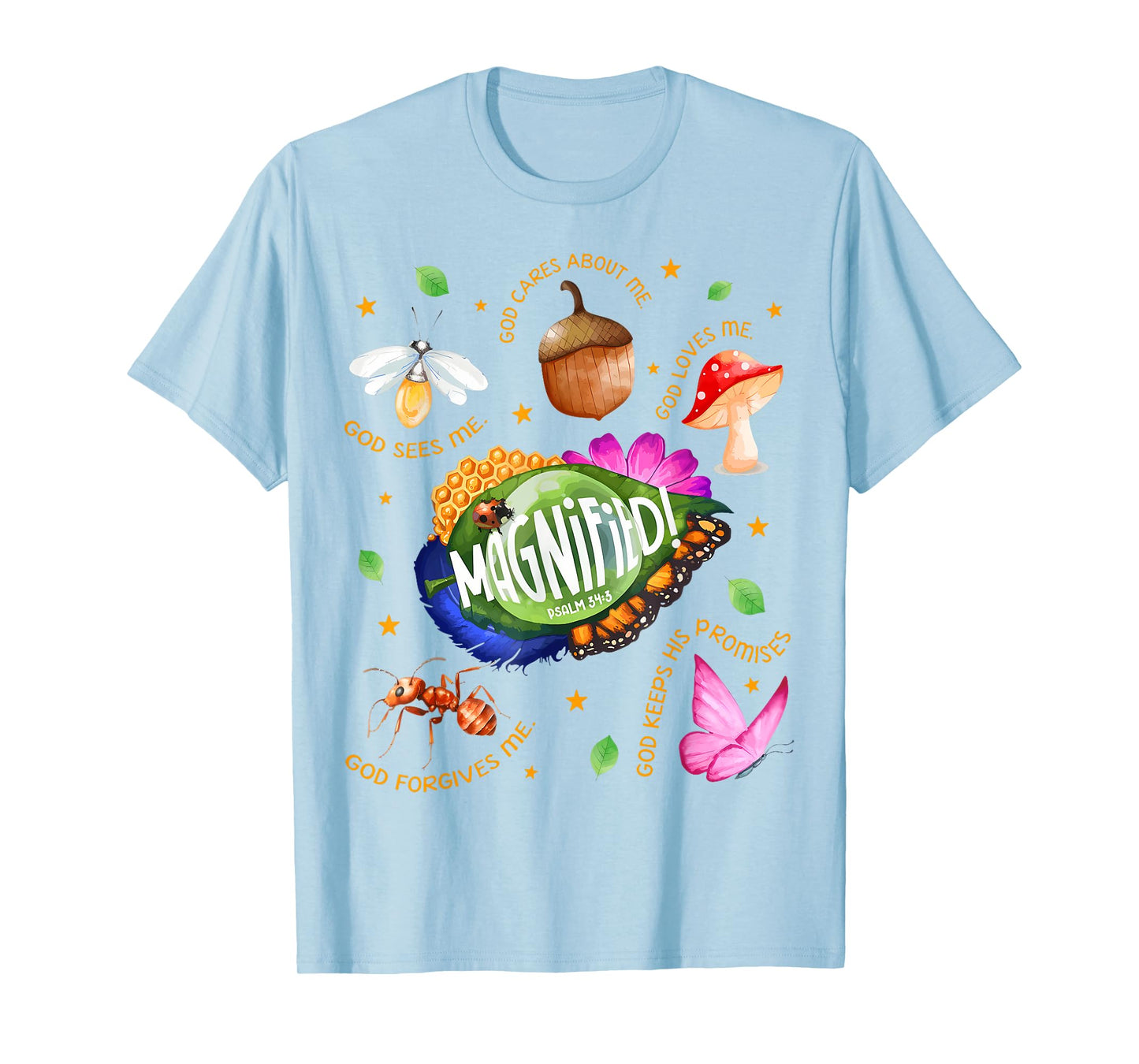 Vbs Magnified Shirt Smallest Insects Adventure Christian T-Shirt