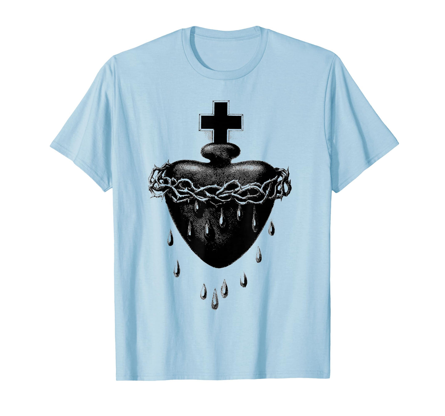 Devotion to The sacreded Heart of Jesus Vintage Catholic Art T-Shirt