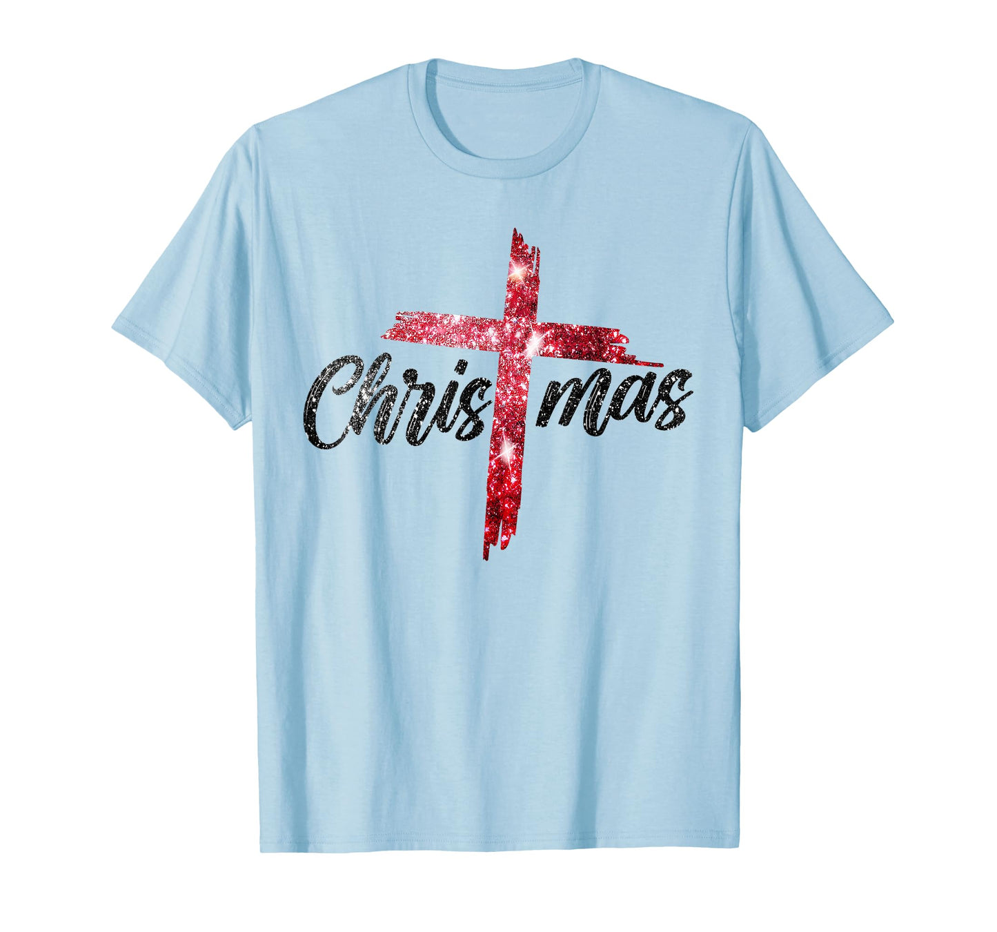 Jesus Christ Cross Christmas Holiday Faith T-Shirt