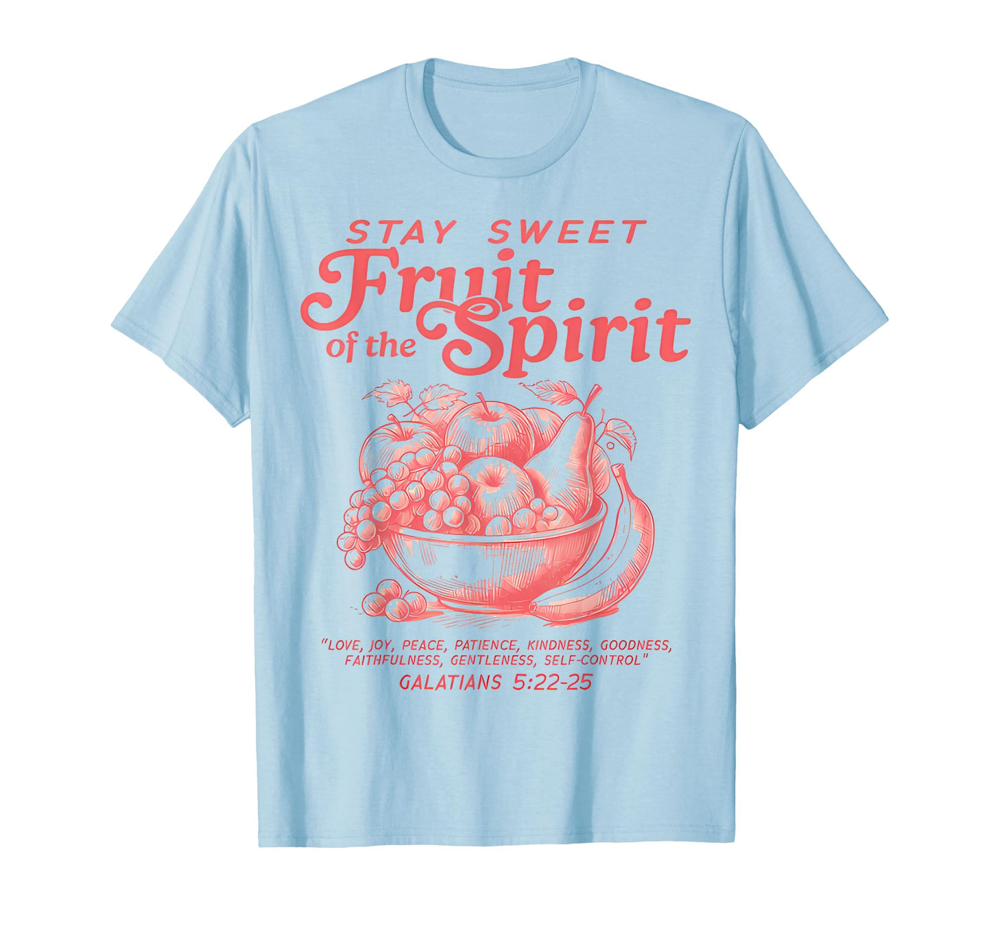 Fruit Of The Spirit Vintage Faith Christian for Women Men T-Shirt