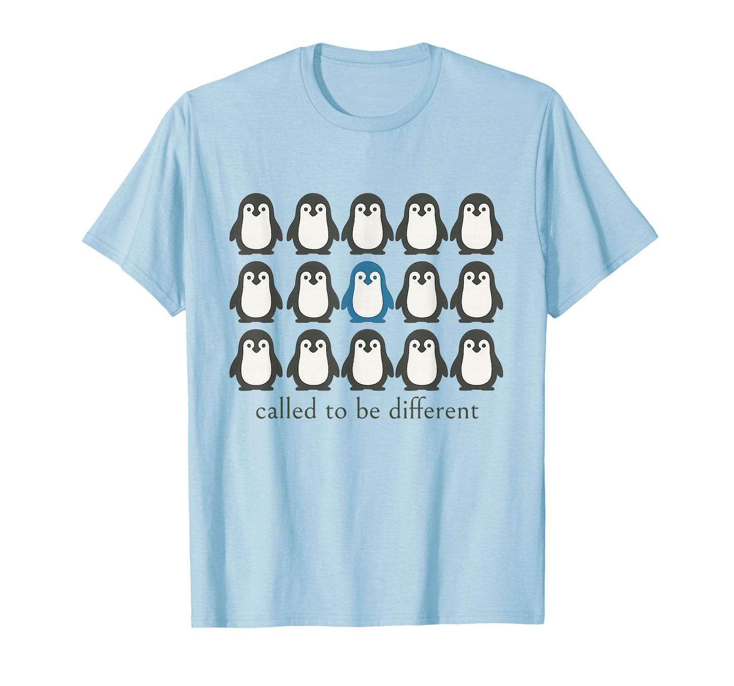 Called to Be Different Christian Penguin Faith Inspiration T-Shirt