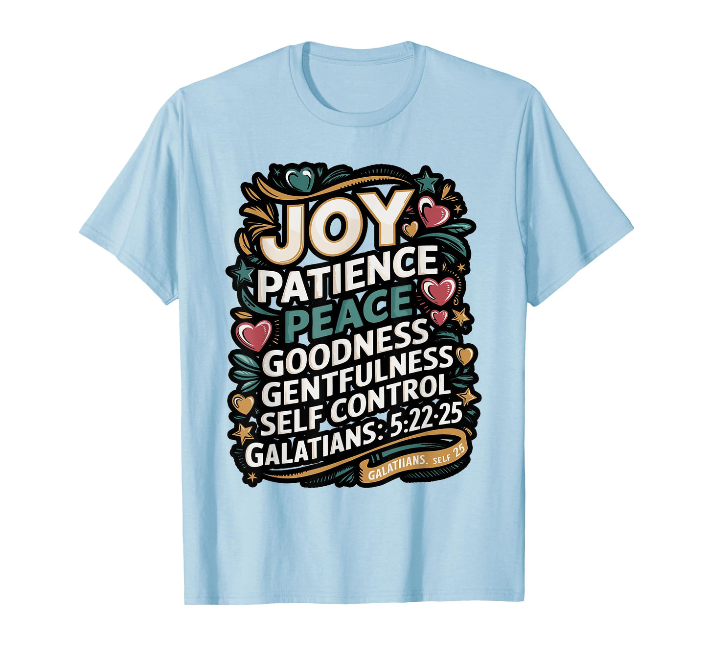 Awesome Galatians Fruit Of The Spirit Religious Verses T-Shirt