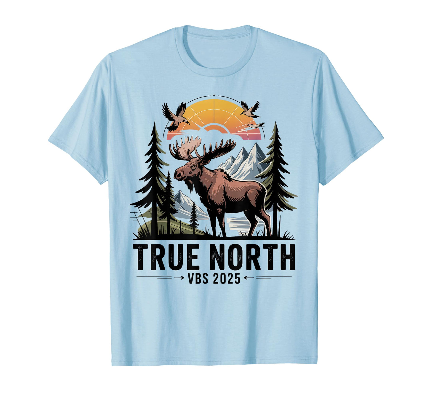 VBS 2025 True North Trusting Jesus Christian Summer T-Shirt