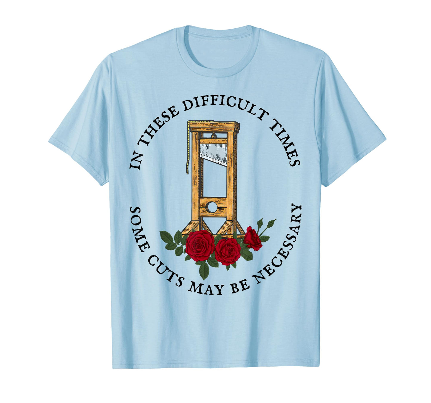 Feelin French Guillotine Dark Humor Vintage T-Shirt