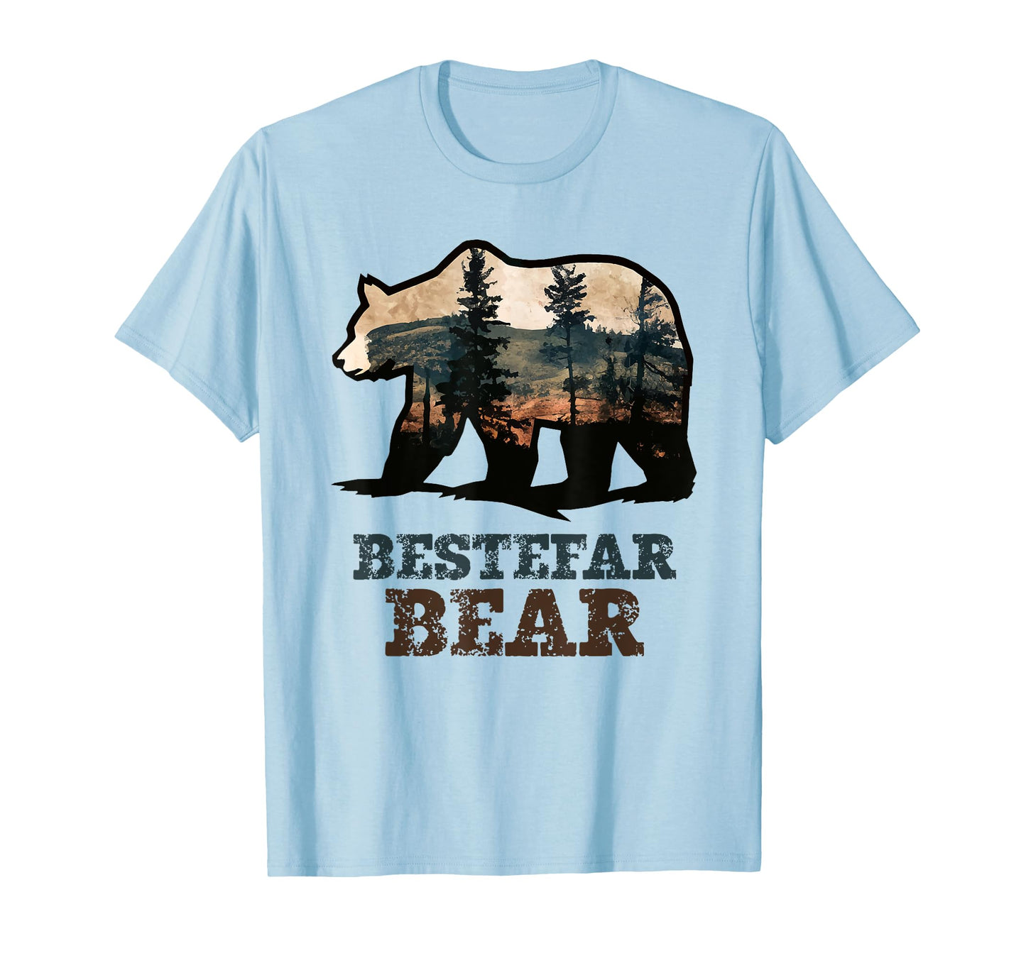 Bestefar Bear Vintage Retro Funny Grandpa T-Shirt
