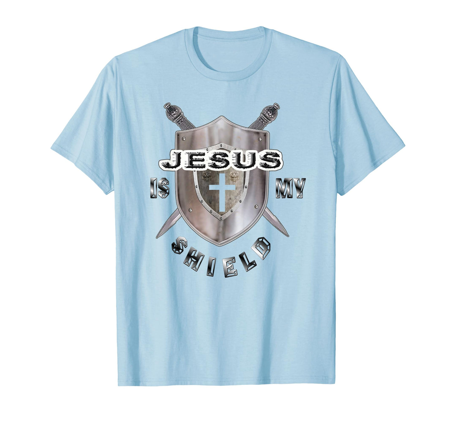 Awesome JESUS IS MY SHIELD T-Shirt