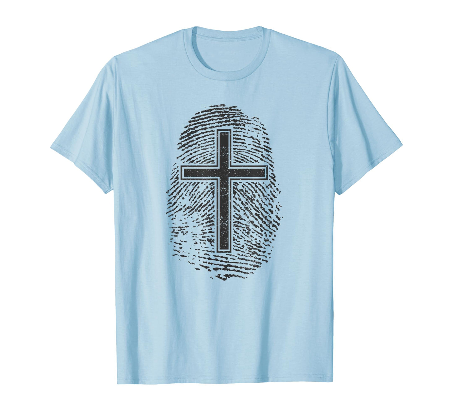 FingerPrint Christian Thumbmark Cross Christian Identity T-Shirt