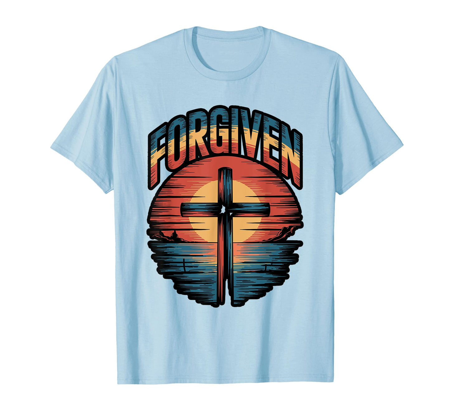Forgiven Christian Faith Statement T Shirt Gift T-Shirt