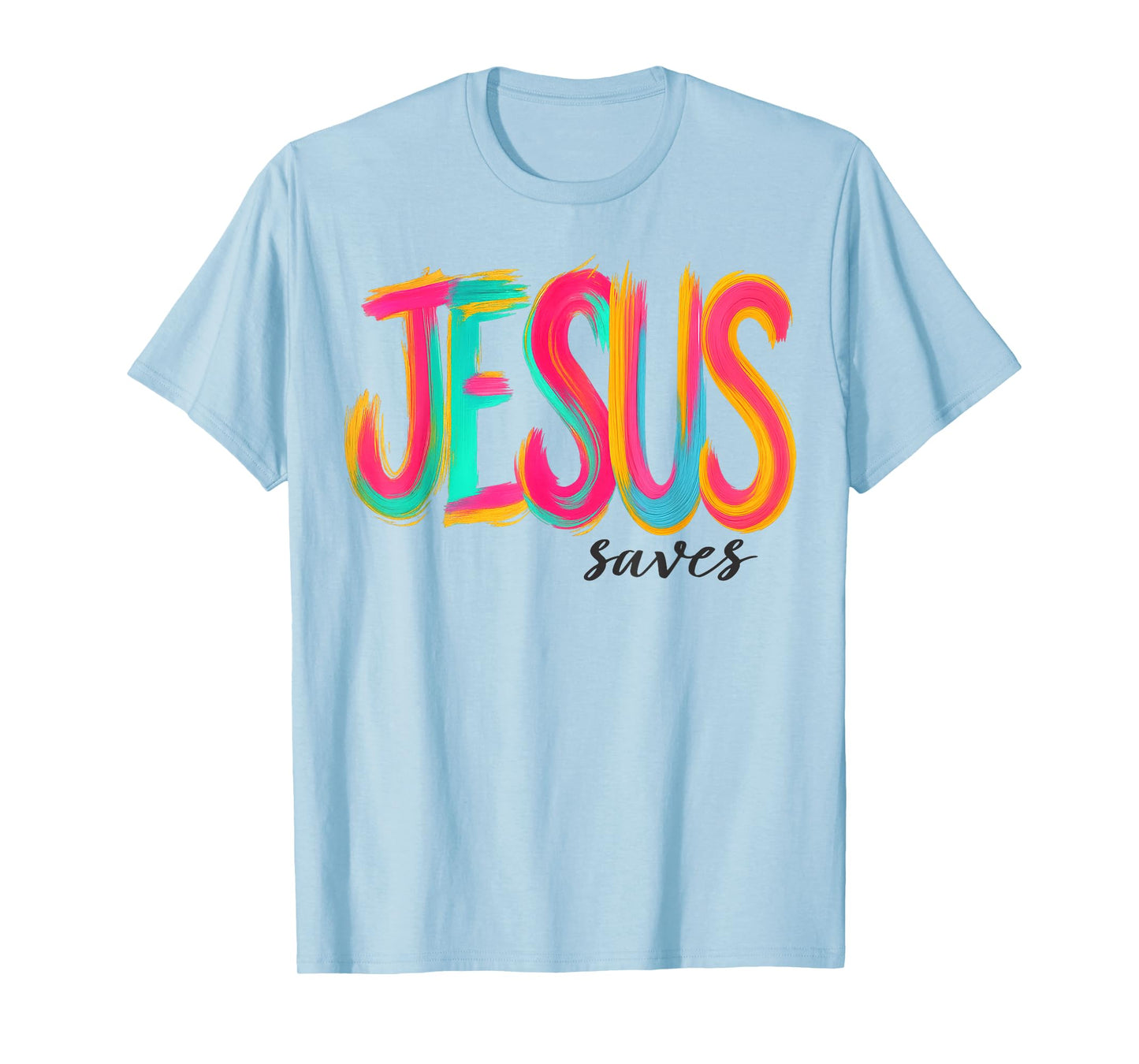 Jesus Saves Christian Cross God Faith Bible Pray Religious T-Shirt