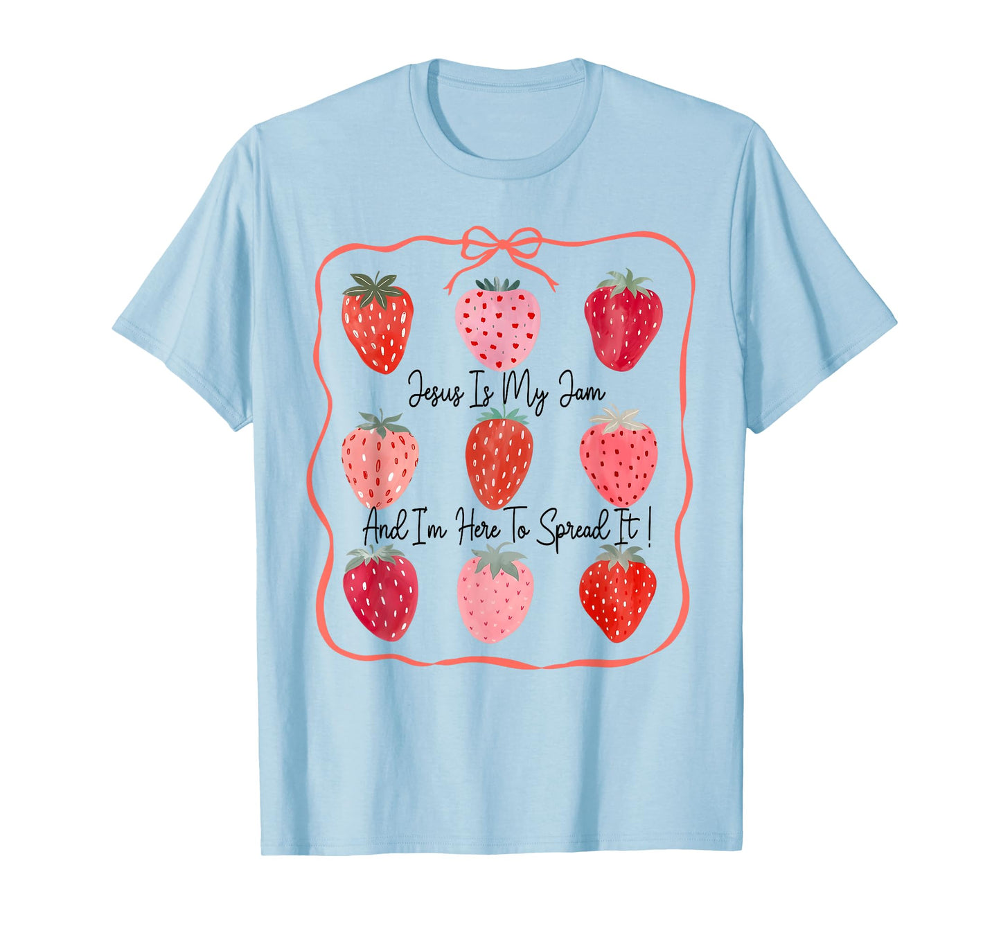 Jesus Is My Jam Christian Faith Religious Bible Verse T-Shirt