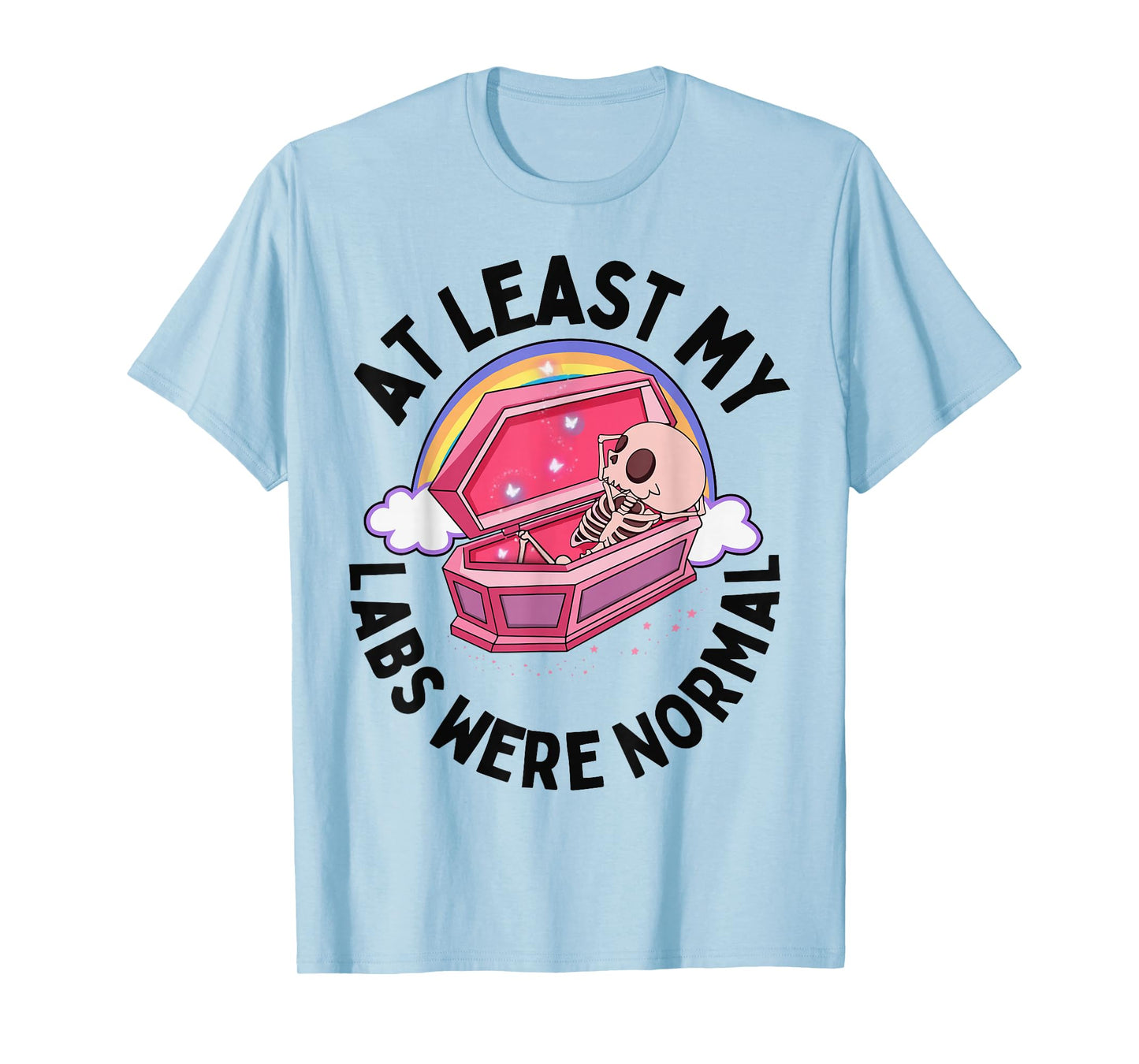 Groovy at Least My Labs were Normal Skeleton Halloween Quote T-Shirt