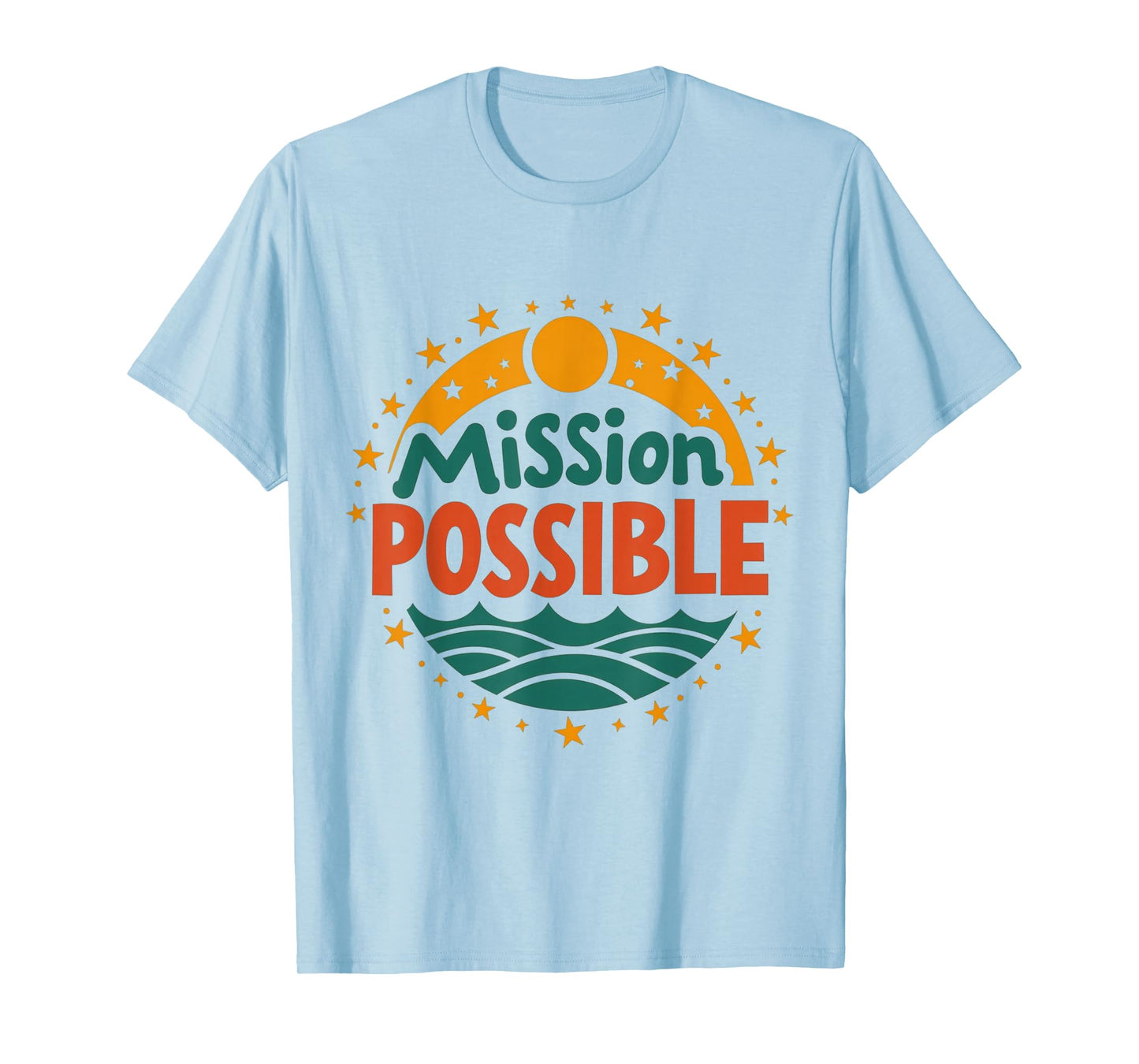 Mission Possible Motivational Inspirational School T-Shirt