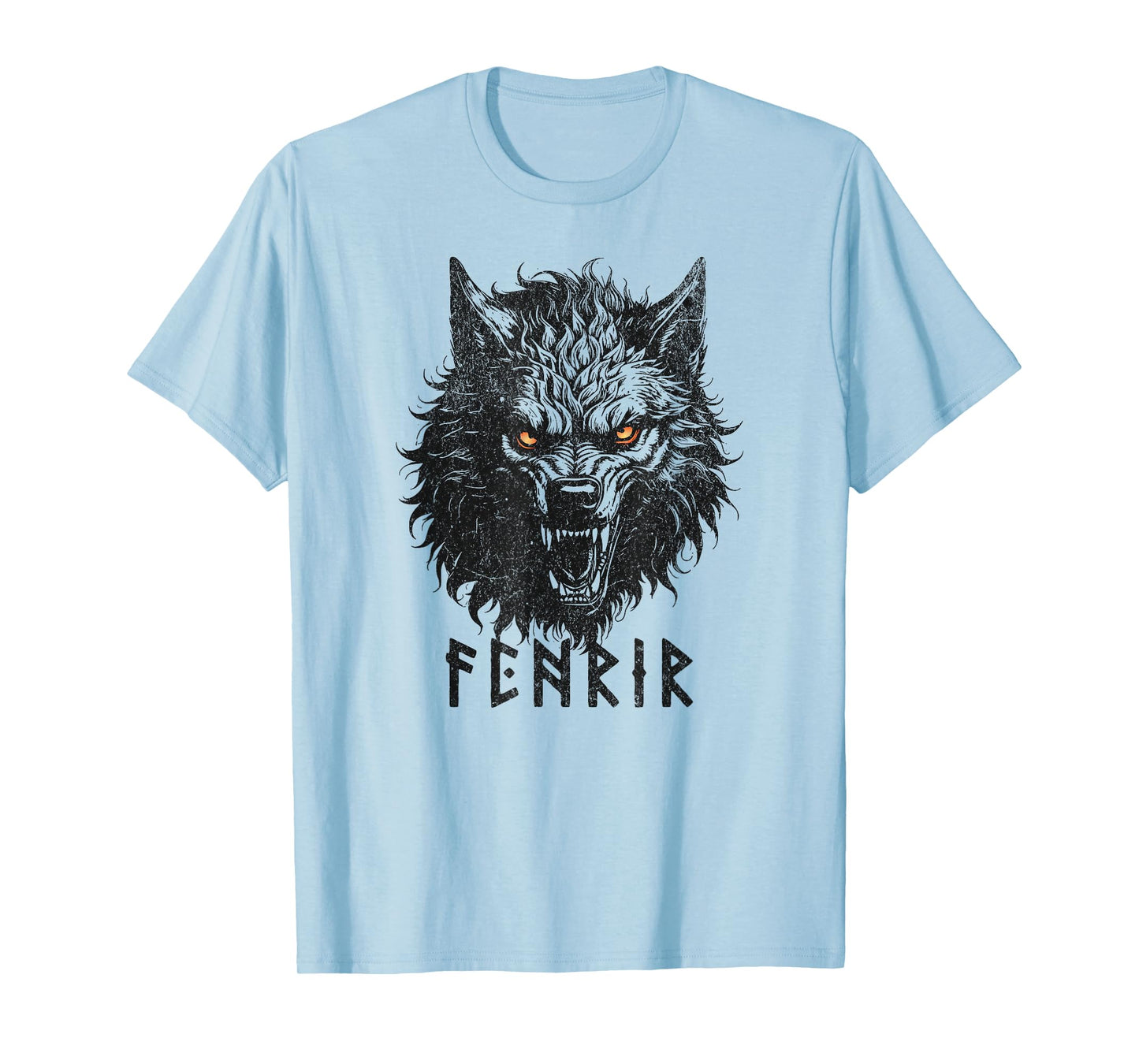 Fenrir Wolf Of Odin Old Norse Mythology Viking Celtic Fenris T-Shirt
