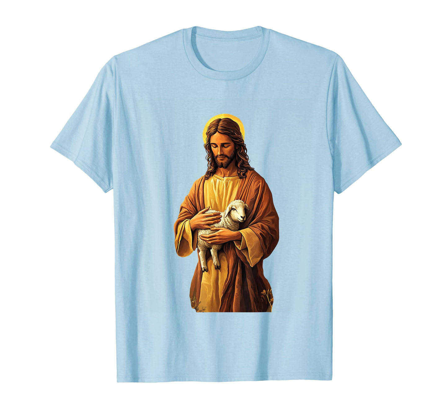 Jesus Holding Lamb Good Shepherd T-Shirt