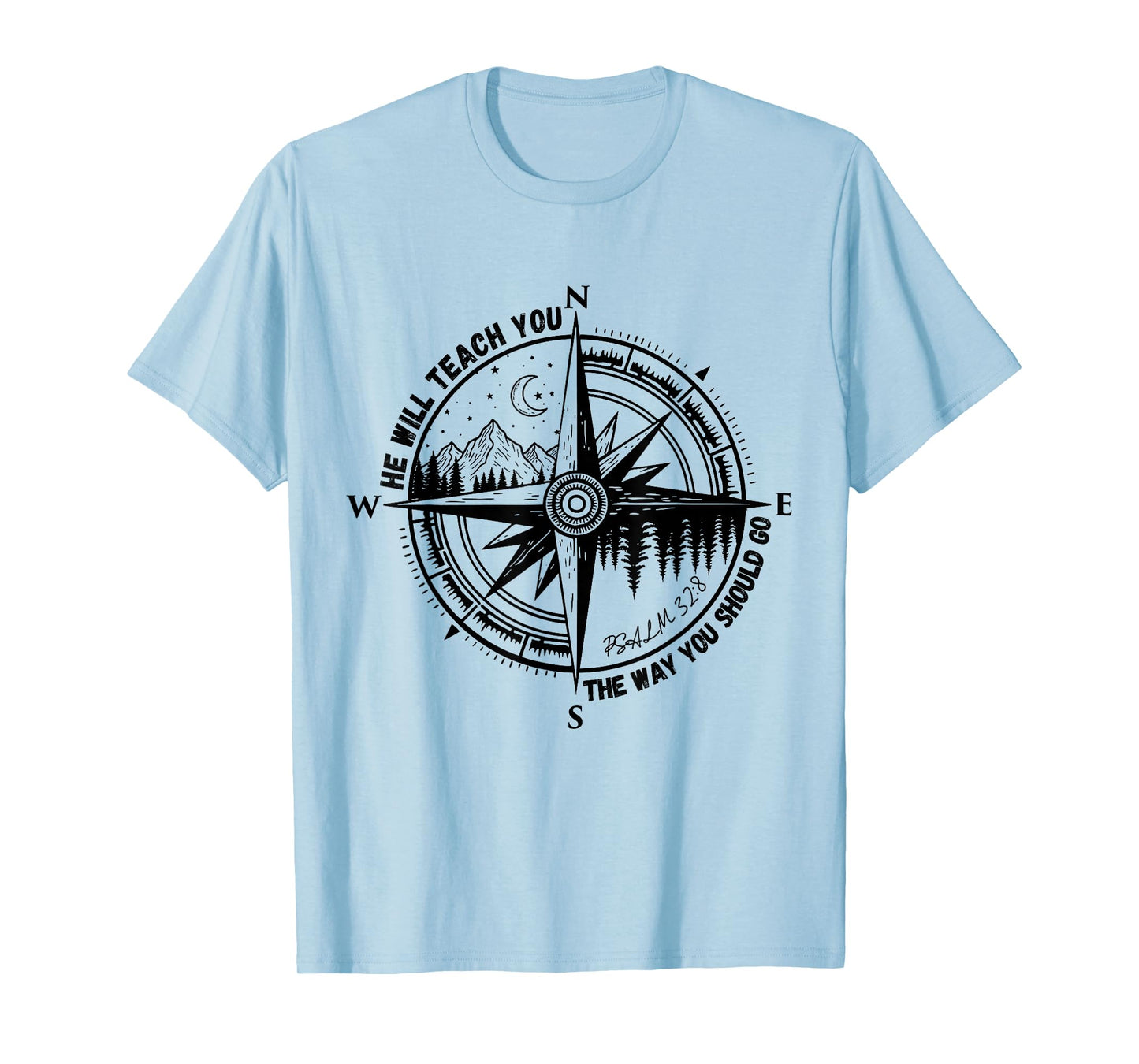 He Will Teach You The Way You Should Go Bible Verse Jesus T-Shirt