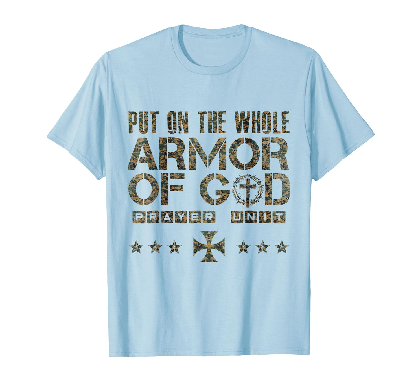 Faith Religious Put On The Whole Armor Of God T-Shirt