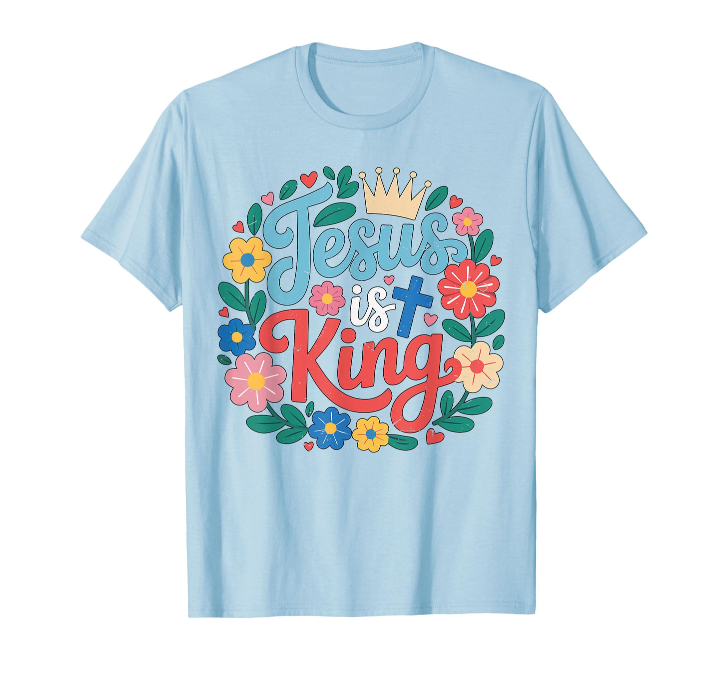 Girl Jesus Is King Boho Christian Toddler God Sister Mom Kid T-Shirt