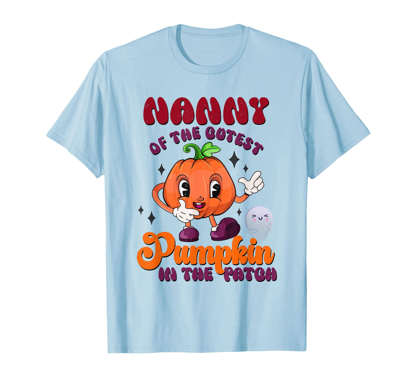 Nanny Of The Cutest Pumpkin In The Patch Halloween Fall T-Shirt