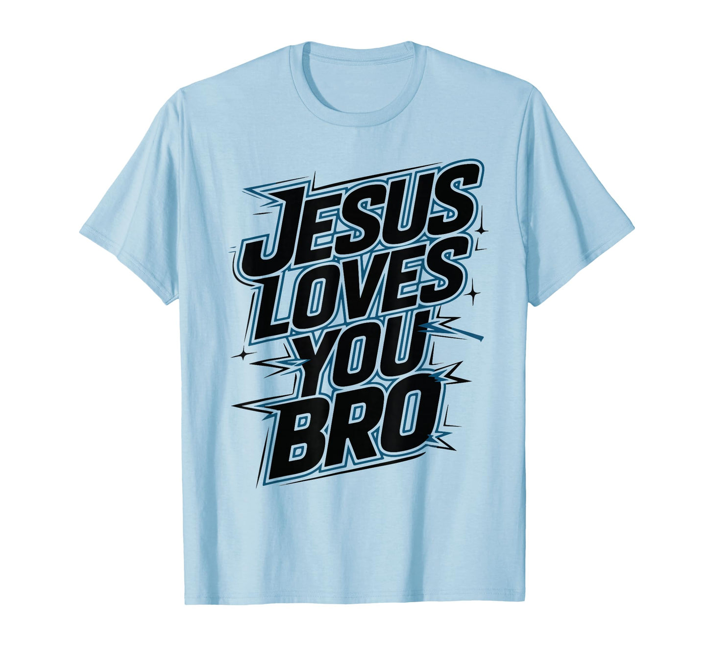 Youth Boy Jesus Loves You Bro Funny Christian Godson Toddler T-Shirt